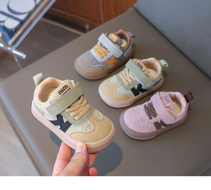 2025 Designers Kid's Sneakers PU Leather Waterproof Infant Baby Toddler Shoes Ergonomics Girl's Sneakers Children's Sport Shoes.