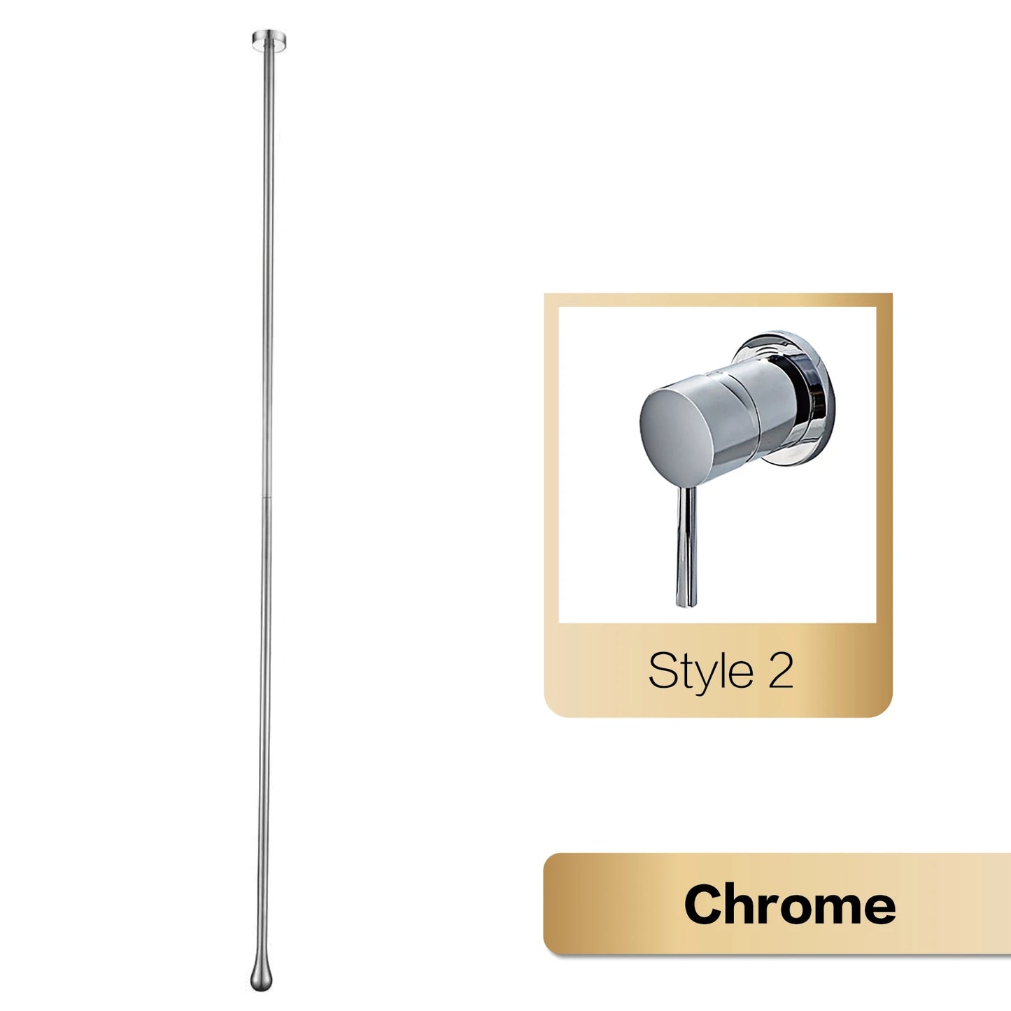 Luxuriöser Badezimmer-Wasserhahn aus gebürstetem Goldmessing im Deckendesign mit doppelter Steuerung von Hot & Cold-Waschtischarmaturen. Einfacher und anpassbarer Wasserhahn