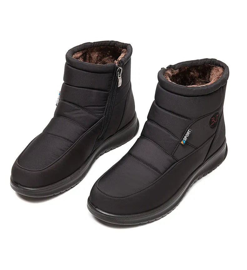 Women's Boots Waterproof Fur Boots For Snow Winter Shoes Woman Casual Rubber Botas Mujer Fashion Winter Boots Women Booties.