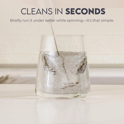 Milk Frother Handheld Battery Powered With Holder Frother Wand Drink Mixer Electric Whisk for Coffee.