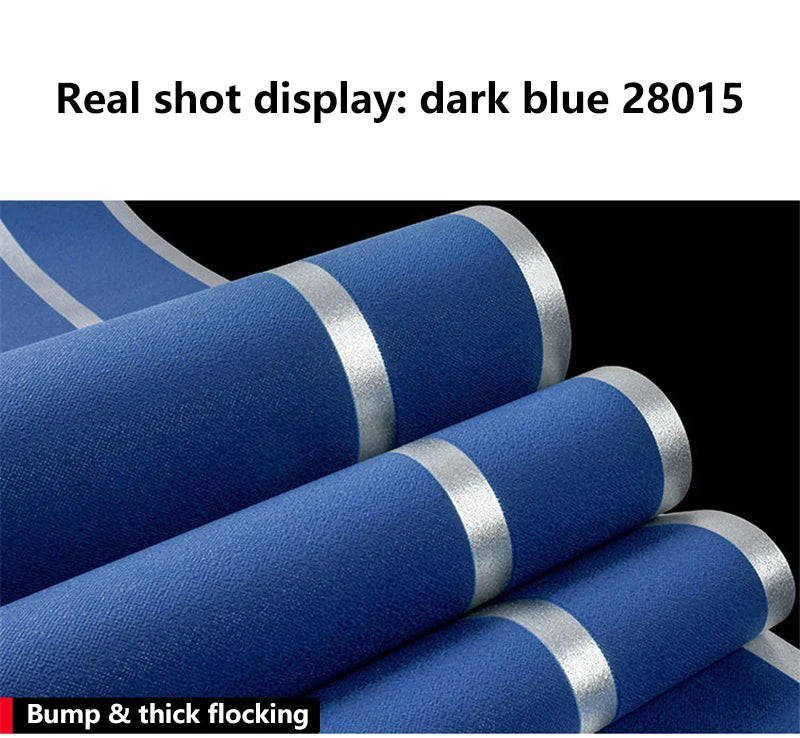 Hirschleder Samt Tapete Nordic Geometrische Muster Streifen Moderne Einfache Wohnzimmer TV Hintergrund Wohnkultur Vlies Wand Papier