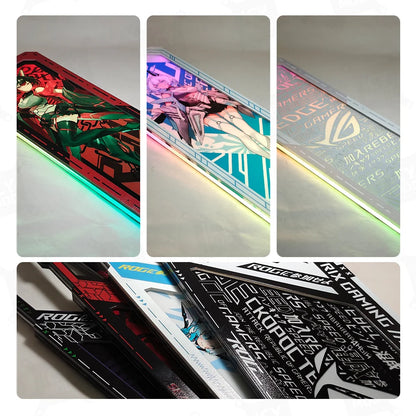 ASUS GX601 Case Lighting panel kit ARGB Laser Engraved Lighting Plate ROG Strix Helios Refit Custom PC MOD Gabinete Shroud.
