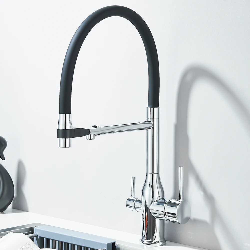 Filtered Kitchen Faucet Purification Tap With Magnetic Sprayer Kitchen Faucet Filtered Water Purification Feature Kitchen Tap