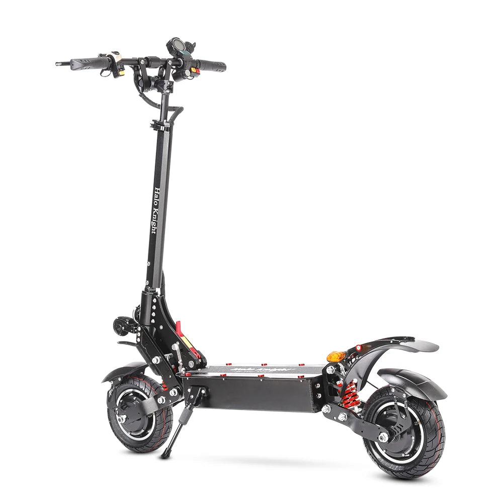 Halo Knight T108 28.8Ah 1000W Dual Motor Faldable Electric Scooter 65KM/H Max Range 60KM On-Road Tire E Scooter with Suspension.
