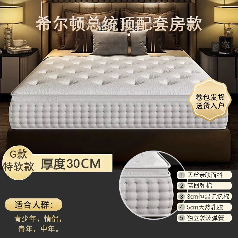 Königin Latex Doppel matratze Memory Foam Sommer feste Boden matratze Kinder Designer Colchones de Cama Schlafzimmer möbel