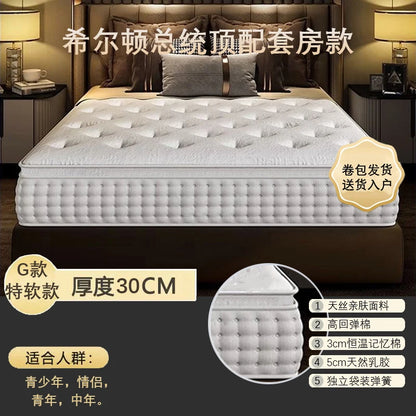 Königin Latex Doppel matratze Memory Foam Sommer feste Boden matratze Kinder Designer Colchones de Cama Schlafzimmer möbel