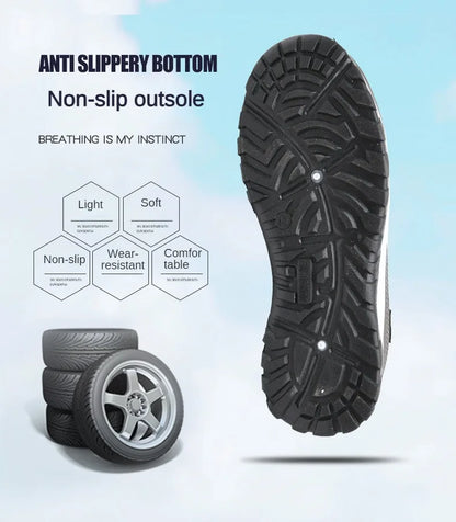 Men's Shoes Casual Sneakers Summer Breathable Mesh Waterproof Outdoor Slip On Flats Affordable Free Shipping Shoes.