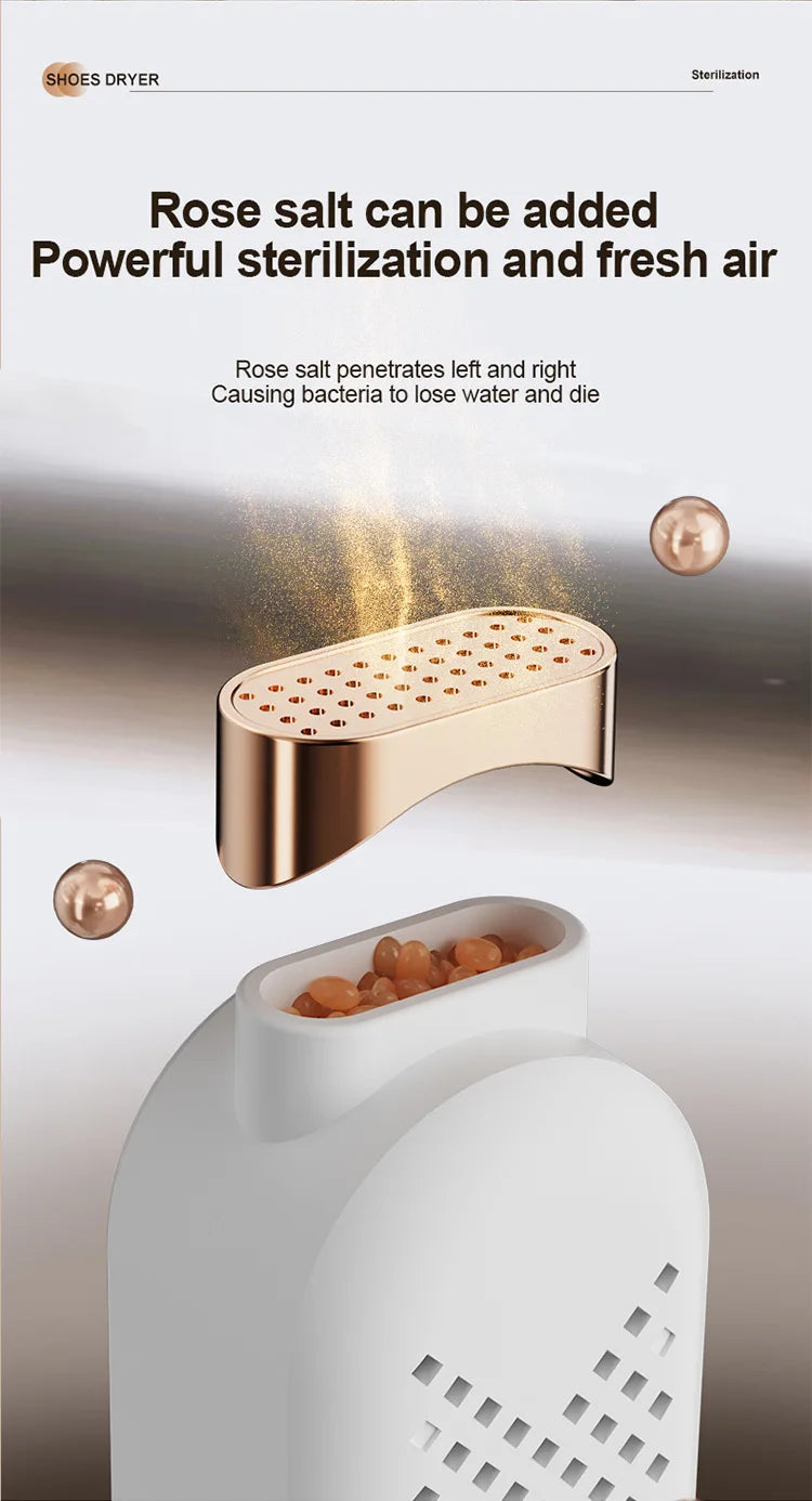 Portable Foldable Electric Shoe Dryer UV Blue Light UV Sterilization Deodorizing Shoe Dryer Fast Drying Household Shoe Dryer