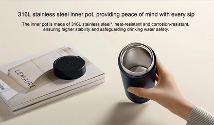 NEW XIAOMI Mijia Portable Electric Kettle 2 Thermos Cup Fast Water Boiler 350ml Smart Temperature Insulated Kettle Travel - CN.