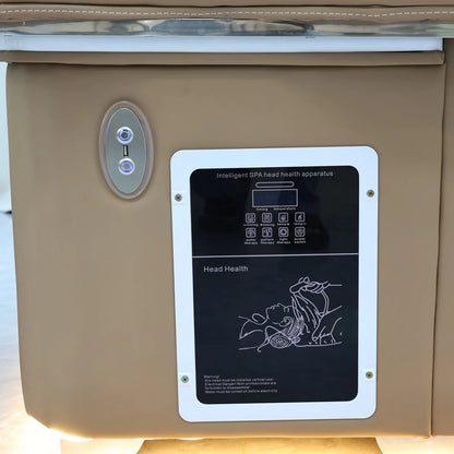 XinSheng 2025 Elektrischer Lift-Shampoo-Bett-Massagetisch – All-in-One-Salonstation mit Begasung, Fußbad und Haarwaschbecken