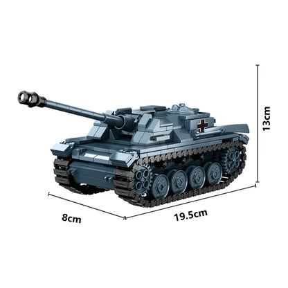World War 2 WW2 Army Military Soldiers Armor Halftrack Main Station Tank Building Blocks Bricks Model DIY Assembly Toys For Kids