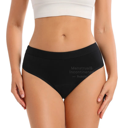 Menstrual Panties Bamboo Fiber Reusable Breathable 4-Layer Leakproof Protection Period Underwear Fast Absorbent