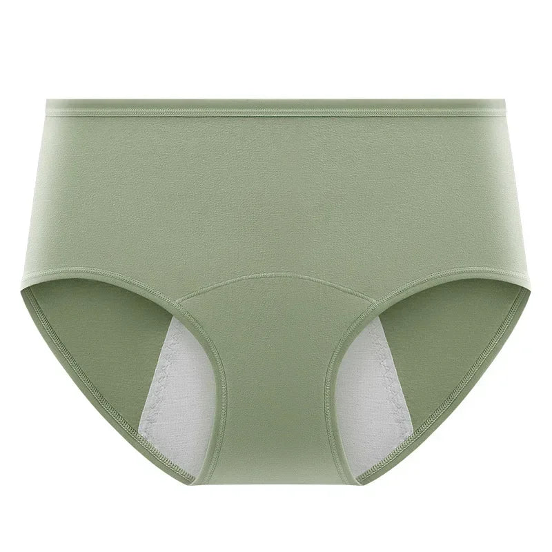 L-8XL Plus Size Leak Proof Menstrual Panties for Women Cotton Underwear with Waterproof and Breathable Design for Periods