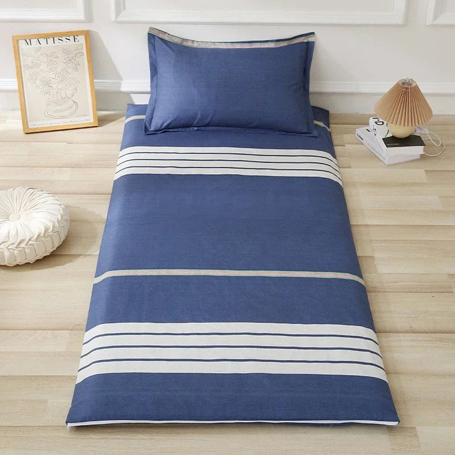 WASART Fully enclosed with zipper mattress protector cover geometric printed baby couple single double bed sheet protection pad.