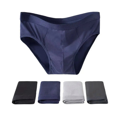 4pcs Mens Sexy Briefs Teenager Sport Underwears Plus Size Fat Men's Underpant Panties Students Breathable Fashion Casual Panties.