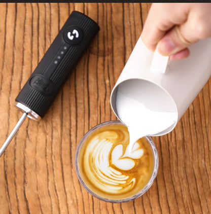 Bincoo New Milk Foamer Coffee Whisk Mixer Electric Blender Egg Beater Mini Frother Handle Stirrer Cappuccino Maker Cooking Tools