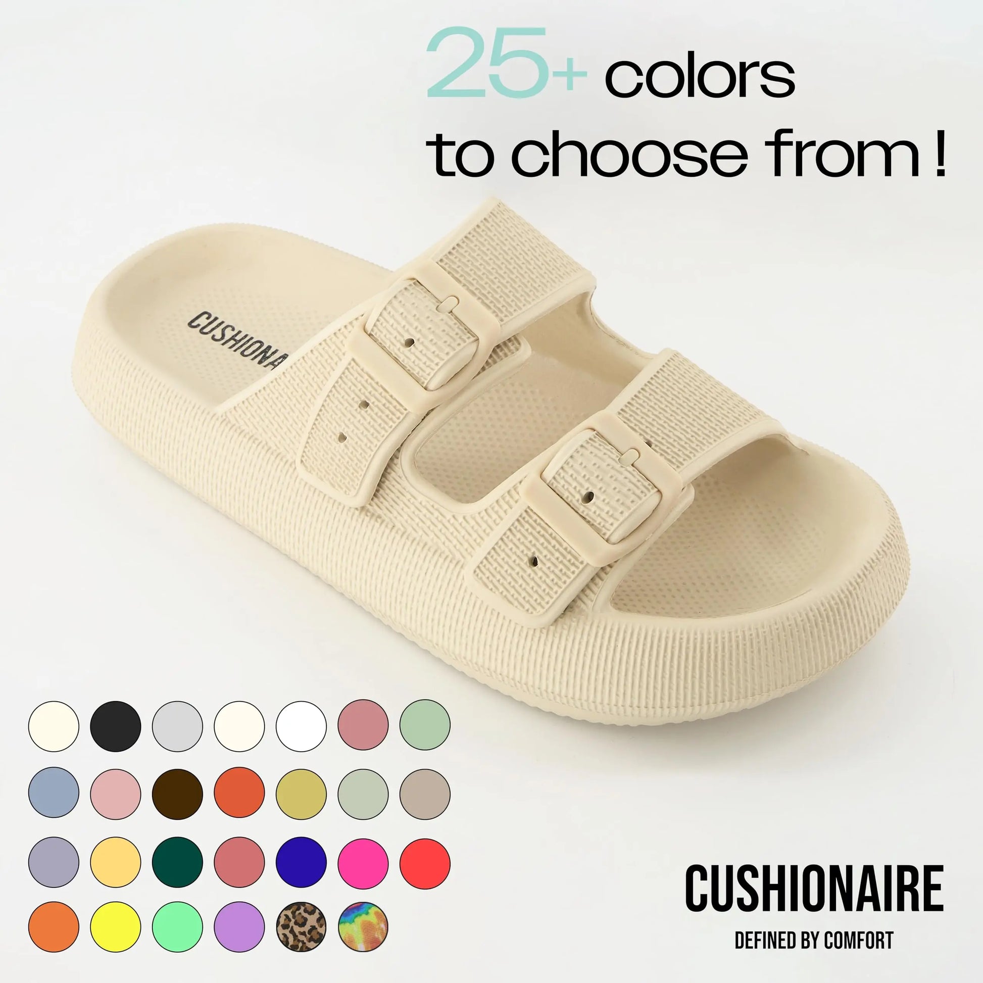 Asgard Summer Platform Sandals For Women Fashion Soft Cloud Beach Slippers With Double Buckle 2025 New Comfort EVA Flat Slides.