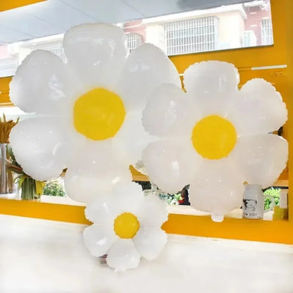 10/1PCS Weiß Gänseblümchen Blume Ballon Multi Größe Sonnenblumen Folie Ballons Helium Ball Kinder Geburtstag Party Baby Dusche dekoration.