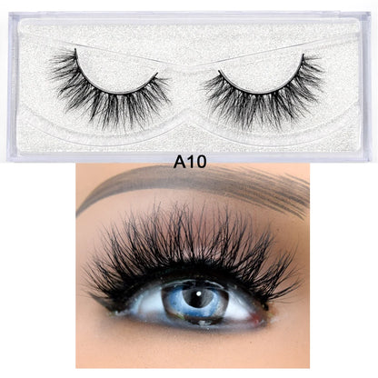 Visofree Eyelashes 3D Mink Eyelashes Long Lasting Mink Lashes Natural Dramatic Volume Eyelashes Extension False Eyelashes D08