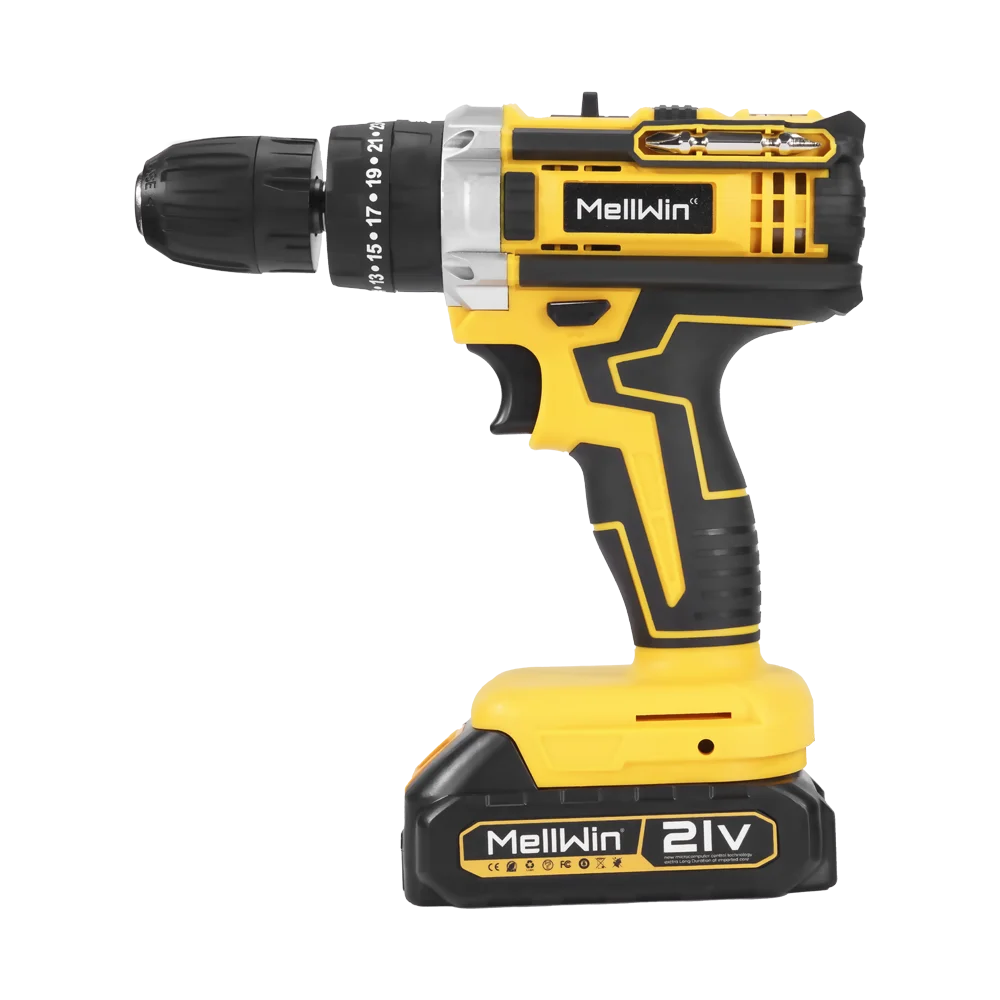 MELLWIN 25 + 3 Drehmoment Akku-Elektro-Schlagbohrschrauber-Set, Mehrzweck-Elektroschrauber-Werkzeug-Sets für Makita 18 V Akku-Pin