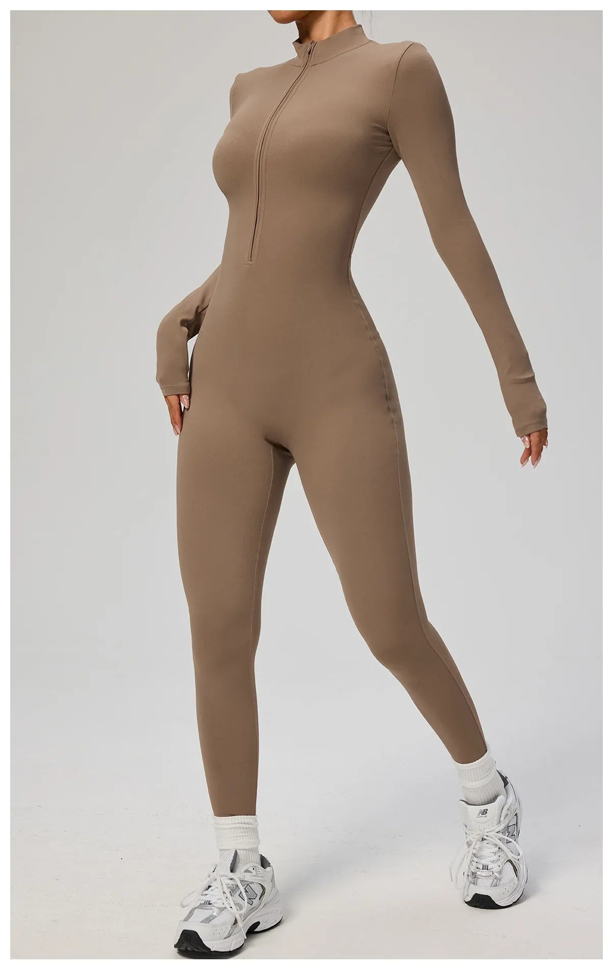 Tianyi High-Intensity Fitness Long-Sleeve Yoga Bodysuit Sensation Tight-Fitting Sportswear for Women Made in China