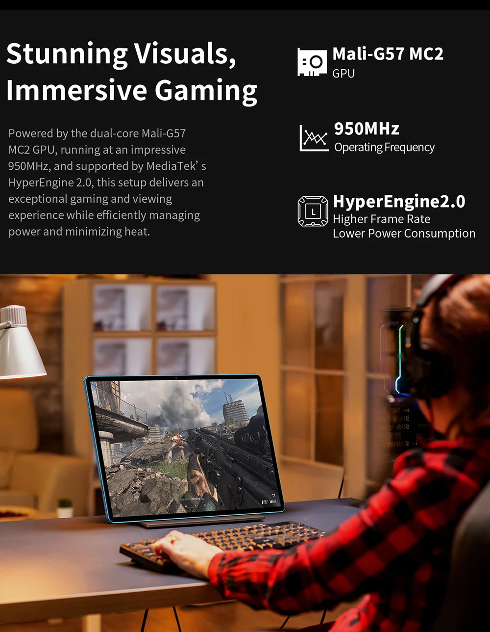 Teclast T70 14" Tablet Android 15 MTK G99 CPU Max 20GB (8GB+12GB Expansion) RAM 256GB ROM 4G LTE 10000mAh 18W Fast Charging GPS.