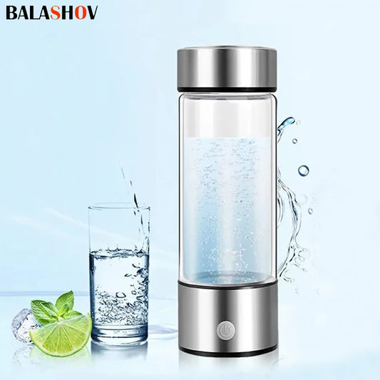 Portable Hydrogen Water Generator Alkaline Maker Water Ionizer Bottle Super Antioxidan Hydrogen-Rich Healthcare Water Cup.