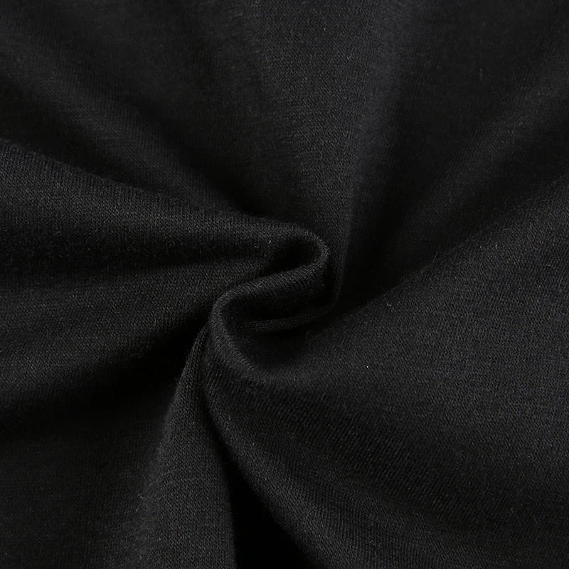 Indie Grafikdruck Kurzarm T-Shirt Damen 2000er Jahre Ästhetisches Mall Goth E-Girl Gothic T-Shirt Retro Y2K Grunge Skull Wing Crop Tops