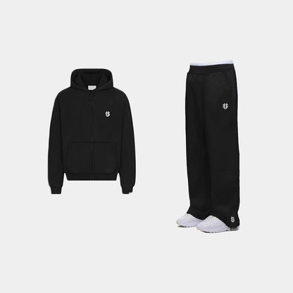 Y2k New Embroidered Retro Compact Disc pattern Set Man Clothes Hoodies Streetwear Gothic Couple Harajuku Sweatshirts Sweatpants