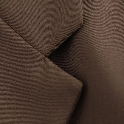 Spring and Summer New Product Women's Wear with Belt Straight Sleeve Casual Suit Coat Waist and Pants Set.