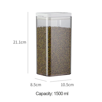 Kitchen Storage Pots, Food Storage Box for Rice Cereal,Pasta,Snacks, Food containers, Flip & Sealed & leak-proof