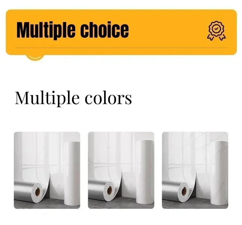 Marble Peel and Stick Wall Panels Removable Self-Adhesive Wallpaper for Kitchen Bathrooms Showers and Flooring Living Room Decor