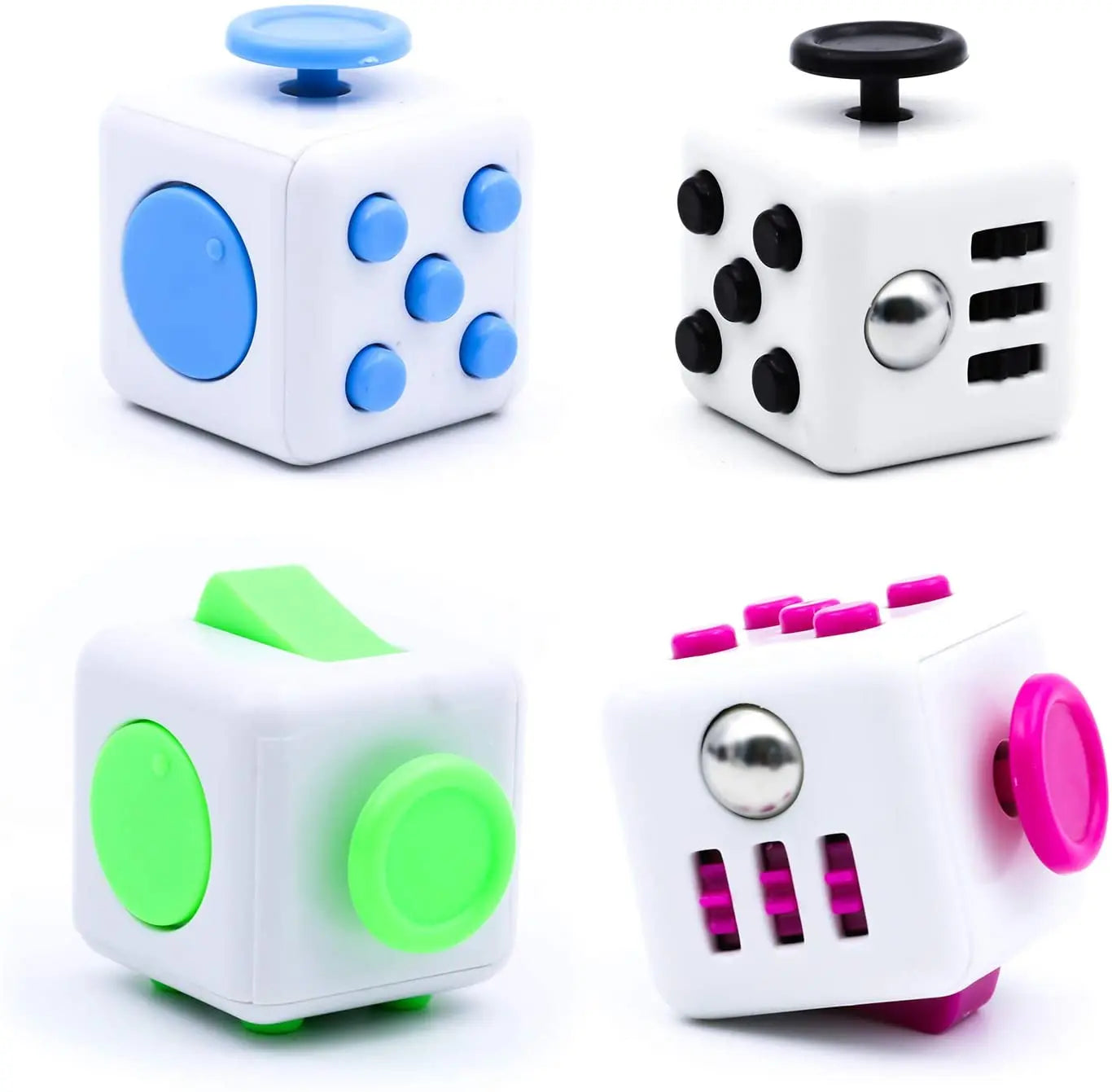 Solid Color Fidget Decompression Dice for Release Stress Autism Anxiety Relieve Adult Kids Stress Relief Anti-Stress Fingertip.