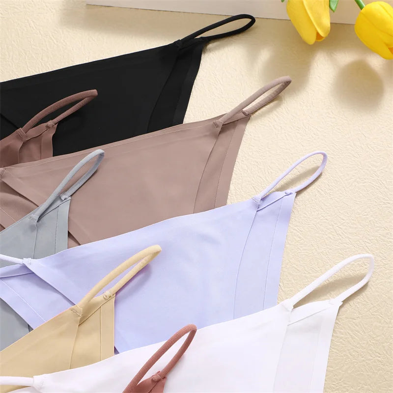 3Pcs/Set Women Seamless Panties Sexy Ultra-thin Briefs Female Ice Silk No Trace Underwear Low Rise Solid Color Soft Lingerie.