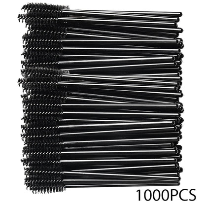 500/1000PCS Eyelashes Brushes Set Wholesaler Disposable Lash Mascara Brush Lashes Extension Eyebrow Wands Applicator Makeup Tool.
