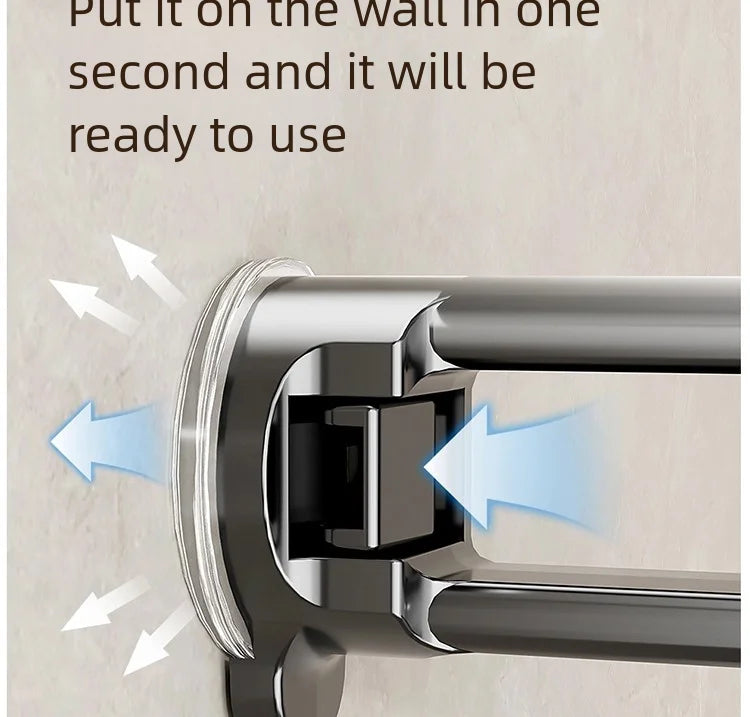 Versteckter Aufbewahrungsregal mit Saugnapf, Aufbewahrungskorb für Badezimmer und Toilette, lochfreie Wandaufbewahrung für Toilettenspüle