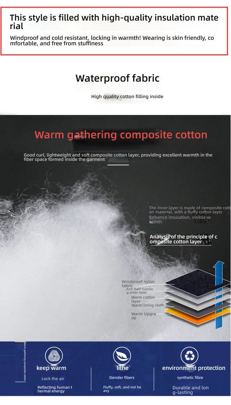 Top Grade Designer New Brand Men Parka Jacket Thick Casual Fashion Windbreaker Hooded Bubble Coats Long Mens Clothes 2025.