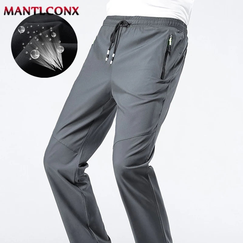 Elastic Waist Jogger Sweatpants Men Casual Classic Sport Men's Pants Quick Dry Straight Trousers Breathable Plus Size 4XL 5XL.