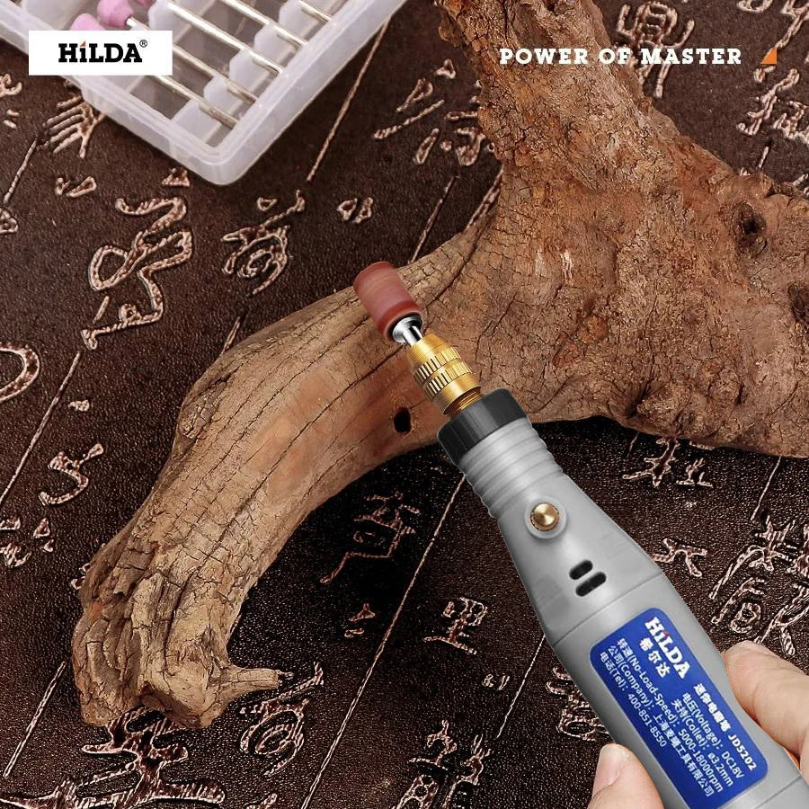 Hilda 12V Schnitz stift mit Schleif zubehör Set multifunktion aler Mini Carving Pen Mini Diamant Dreh werkzeug