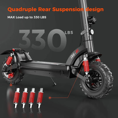 iScooter iX5Plus Foldable Adult Electric Scooter E-Scooter 45 KM/H Electric Kick Scooter 1000W Skateboards 48V 17.5Ah Kickboard.