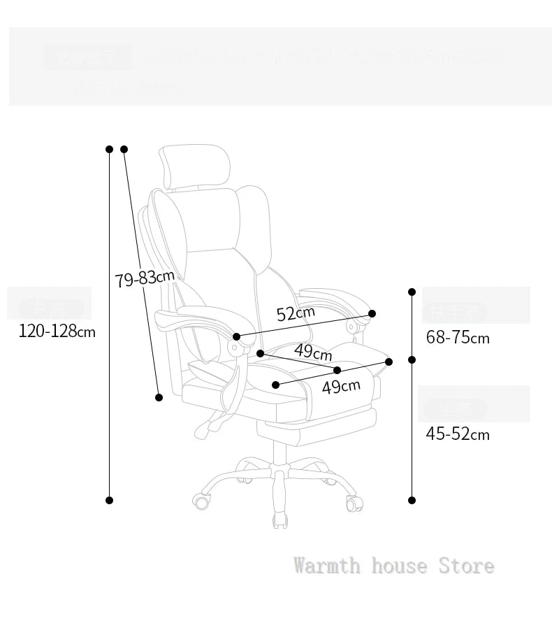 Neuer Gaming-Stuhl mit Fußstütze, zum Anheben des Spiels, hochwertiger ergonomischer Stuhl, Wohnmöbel, Büro-Computerstuhl, Gamer-Stuhl