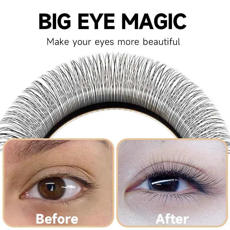 JASBLUE 2D Y Shape Eyelash Extensions Single Tip Y Premade Fans Y Lashes extensions Light Y Shape Eyelashes Lines.
