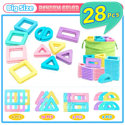 STEM Educational Magnetic Building Blocks Set for Boys & Girls Engaging Magnet set Creative Development Toy for Kids Gift.