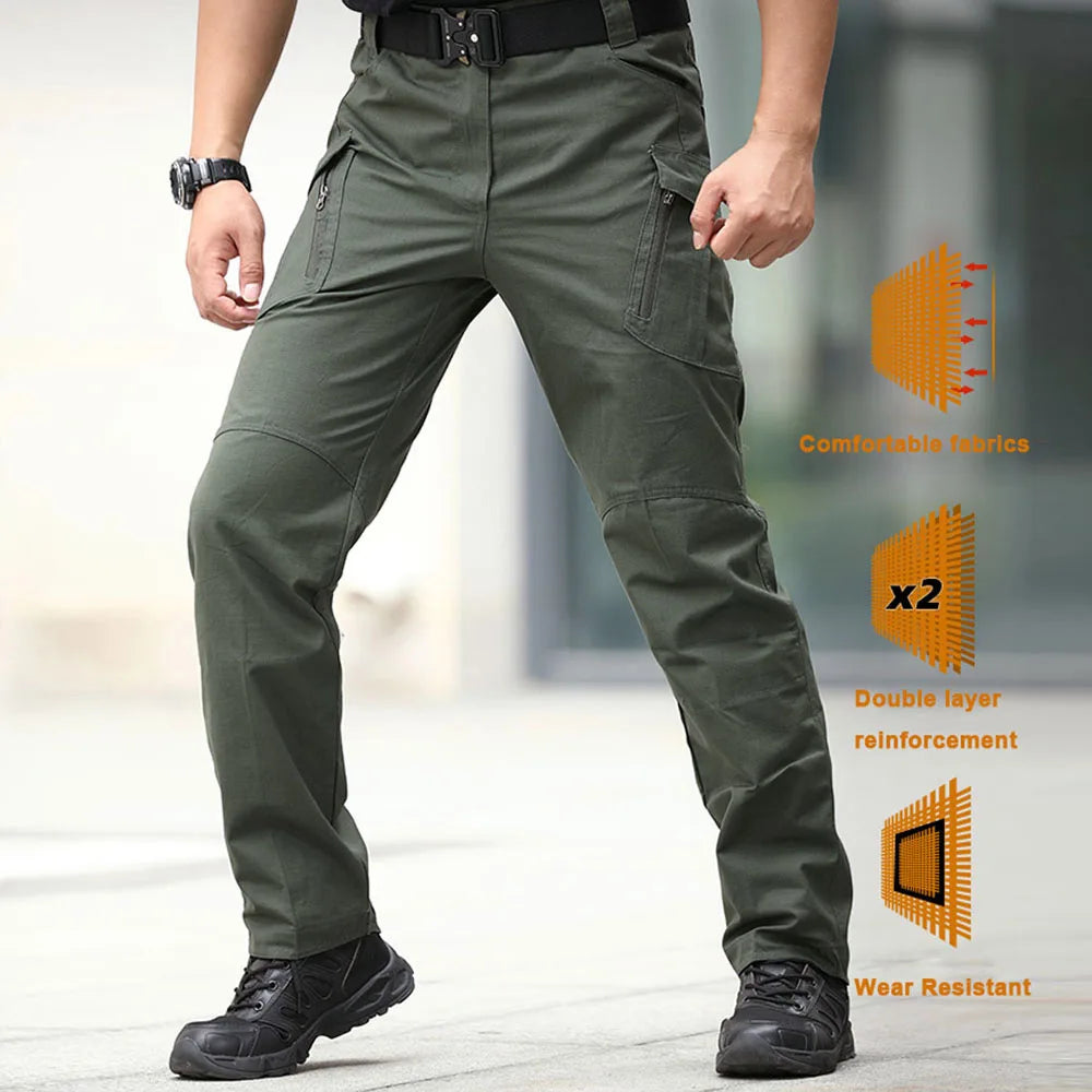 City Tactical Cargo Pants Classic Outdoor Hiking Trekking Army Tactical Joggers Pant Camouflage Military Multi Pocket Trousers.