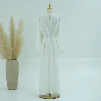 Muslim Modest Dress Kaftan Prayer abaya Ramadan Linen Abaya Dubai Turkey Islam Clothes Women Kebaya Robe Arabe Femme Musulmane