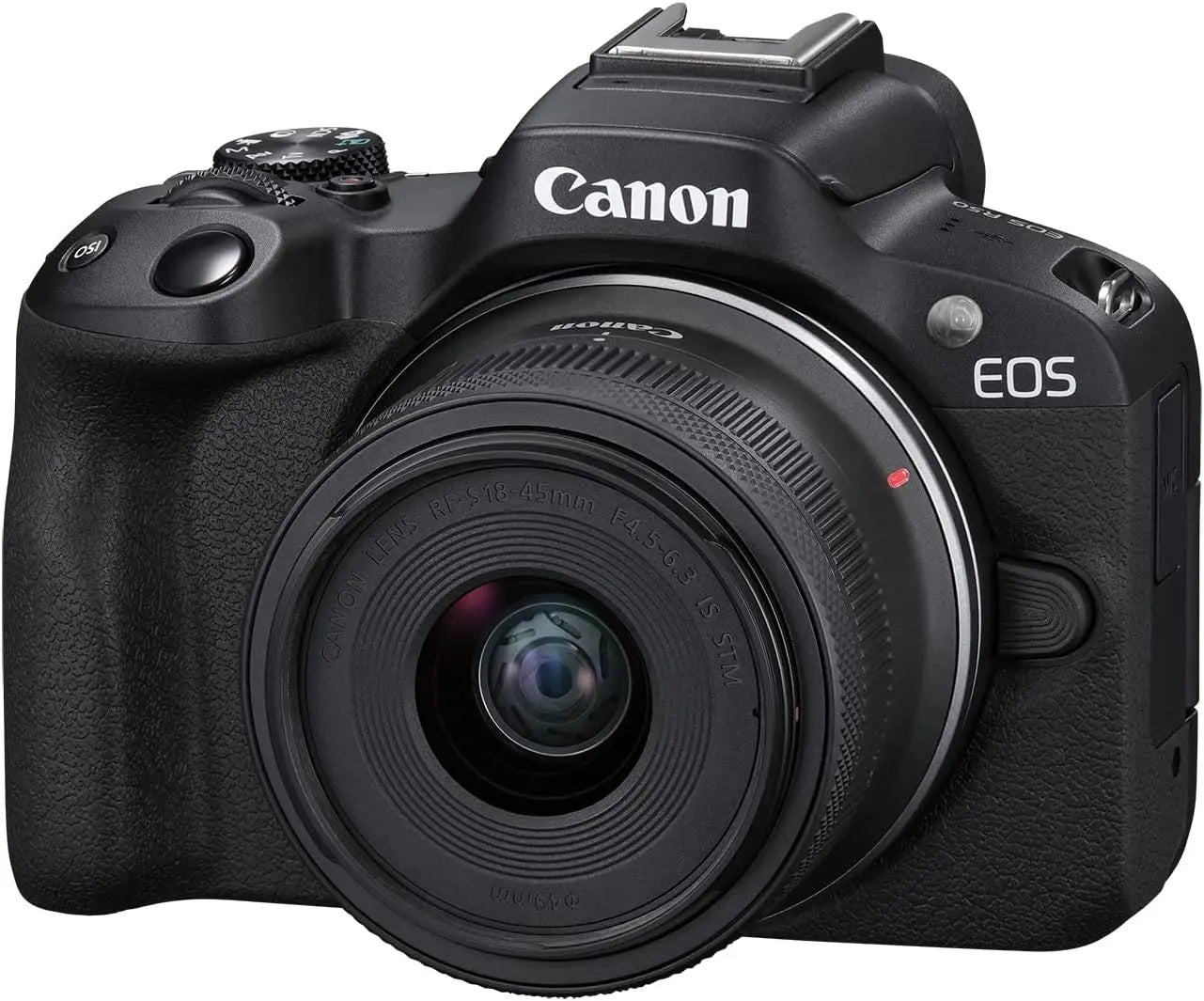 Canon EOS R50 Mirrorless Camera RF-S18-45mm F4.5-6.3 is STM Lens Kit 24.2 Megapixel CMOS (APS-C) Sensor 4K Video Content Creator.