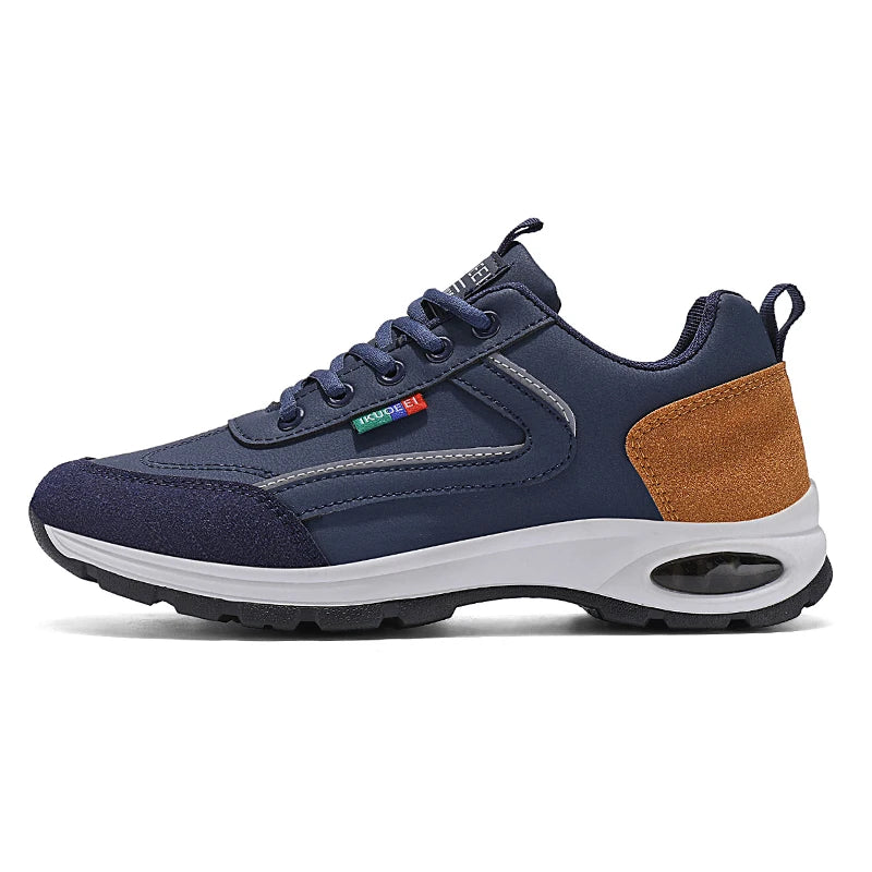 Men's Trendy Sports Shoes Lightweight Breathable Modern Non Slip Shoes Suede Detailing Outdoor Stylish Daily Wear Men Sneakers