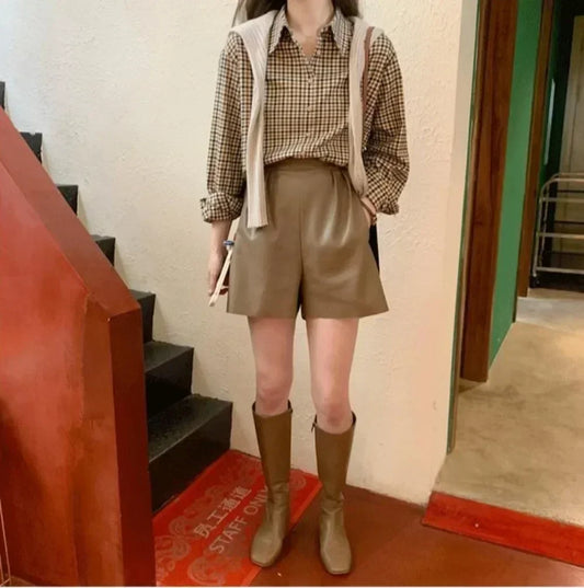 Fashion Casual Women's Plaid Shirt Autumn New Boutique Ladies Blouse and Tops Female Long Sleeve Blouses Clothes.