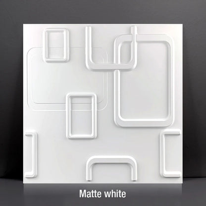 30x30cm 3D Wall Panel Geometric solid 3d Stone brick Living Room TV Background Decal Tile Mold 3D wall sticker bathroom kitchen