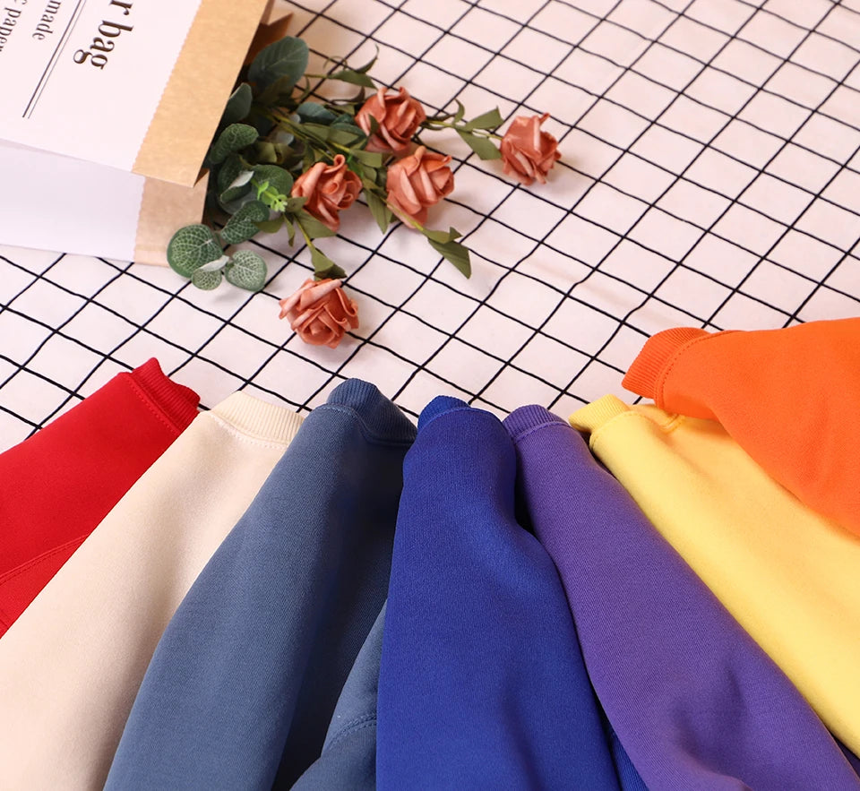 Beautiful Of Lavender Printing Women Hoodie Street Fleece Hoody Crew Neck Autumn Sweatshirt Hip Hop Oversize Clothing Female.